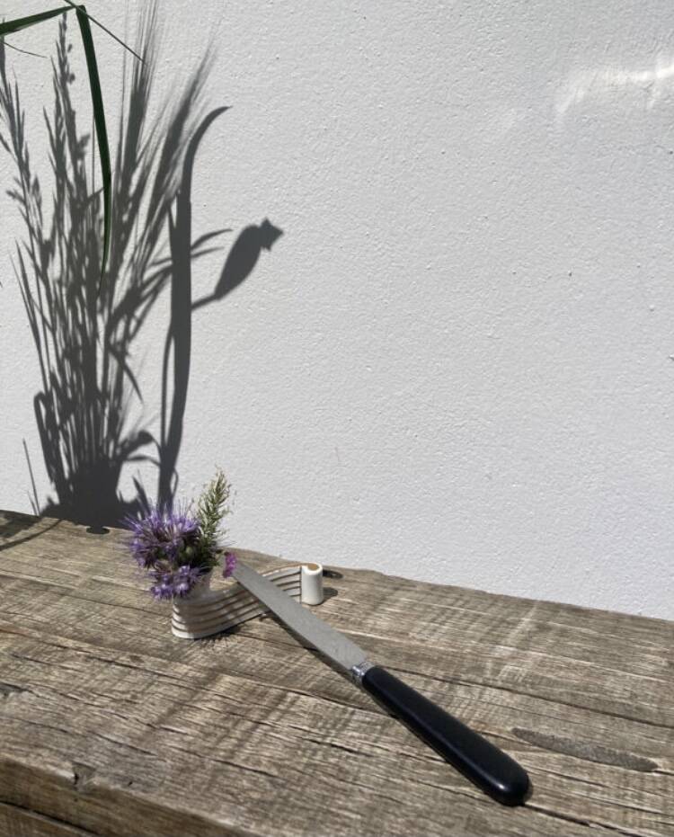 14 Limoges soliflore knife holders