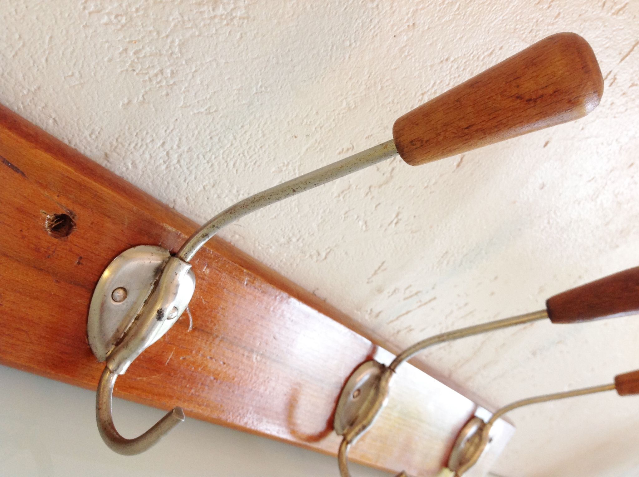 Wood coatrack vintage 60/70