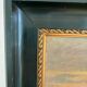 Vintage original seascape oil painting, signed beachside art