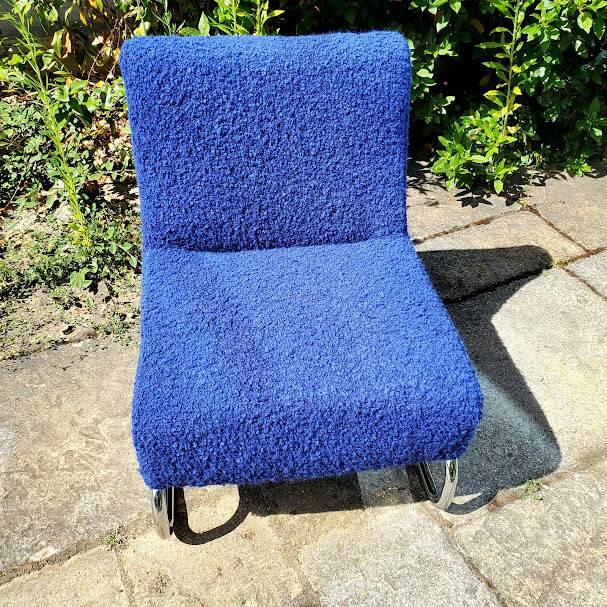 70's Blue Armchair