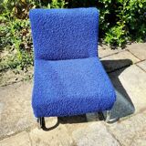 Chauffeuse 70's Bleue