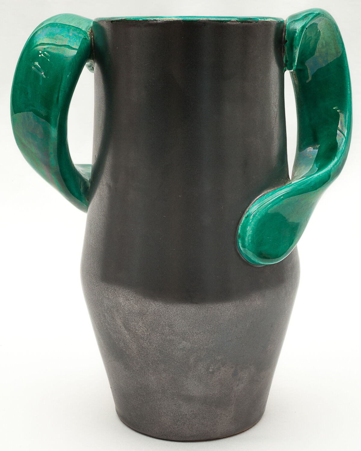 Green and anthracite vase, 1960