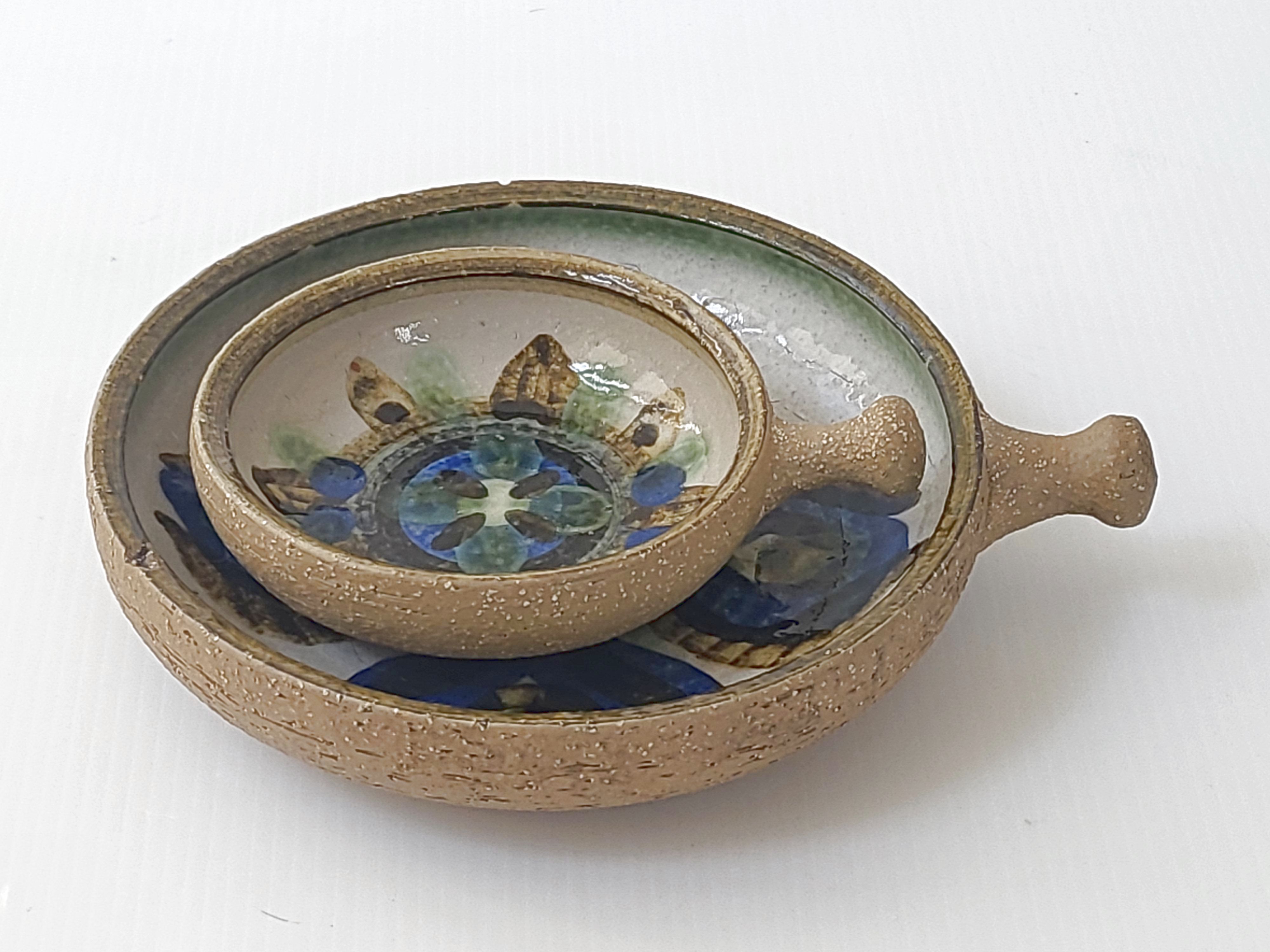 Set of 2 pocket trays Soholm Stentoj 1960 vintage