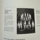Rare Angelo Lelii for Arredoluce, 12-Lights Chandelier, Italy 1953
