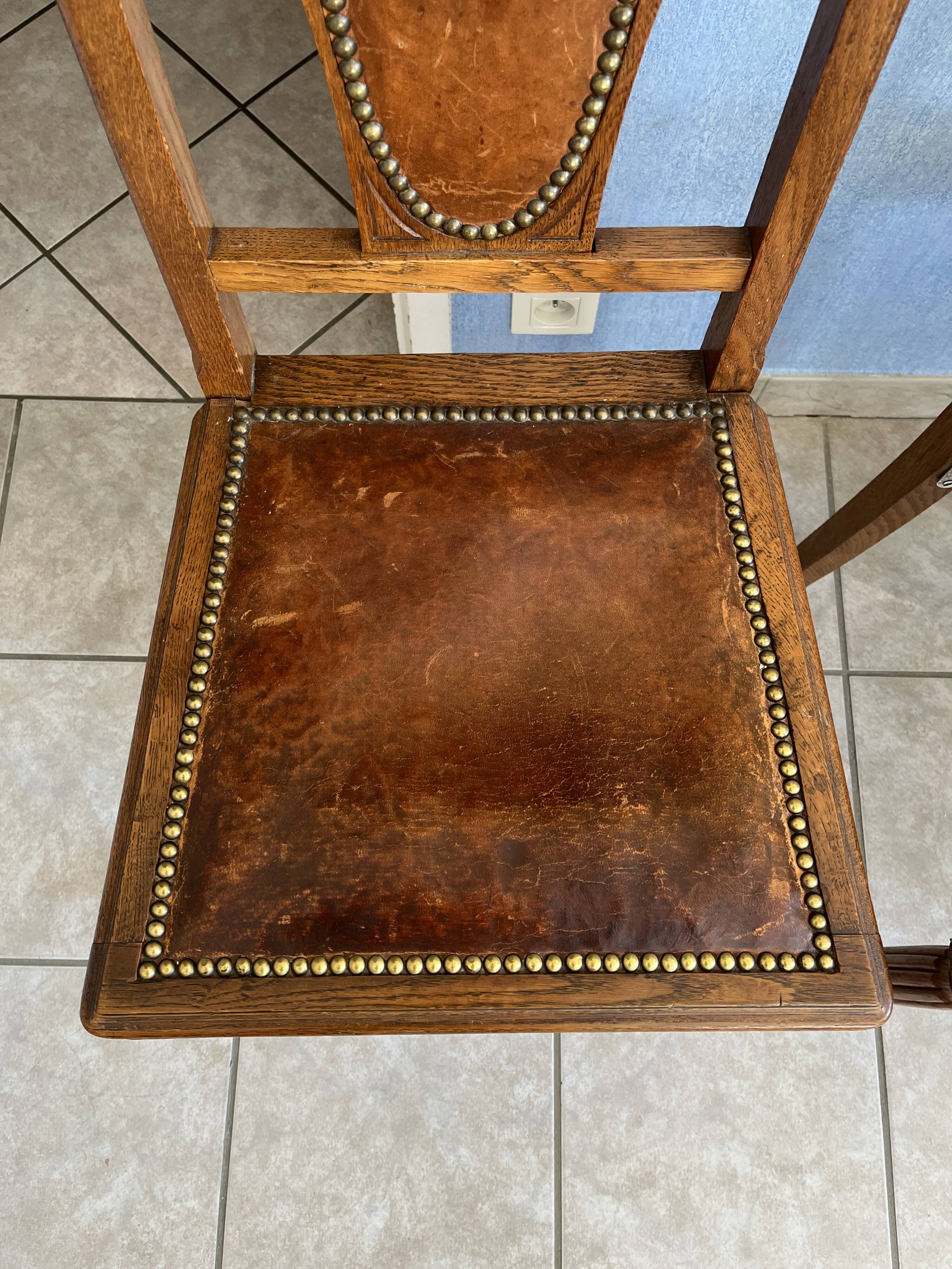 Paire de chaise 1930 art déco