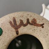 Beautiful Tue Poulsen table lamp in ceramic. Denmark 1970-80s.