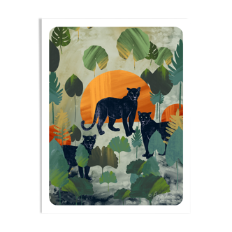 Illustration "Felines" A4