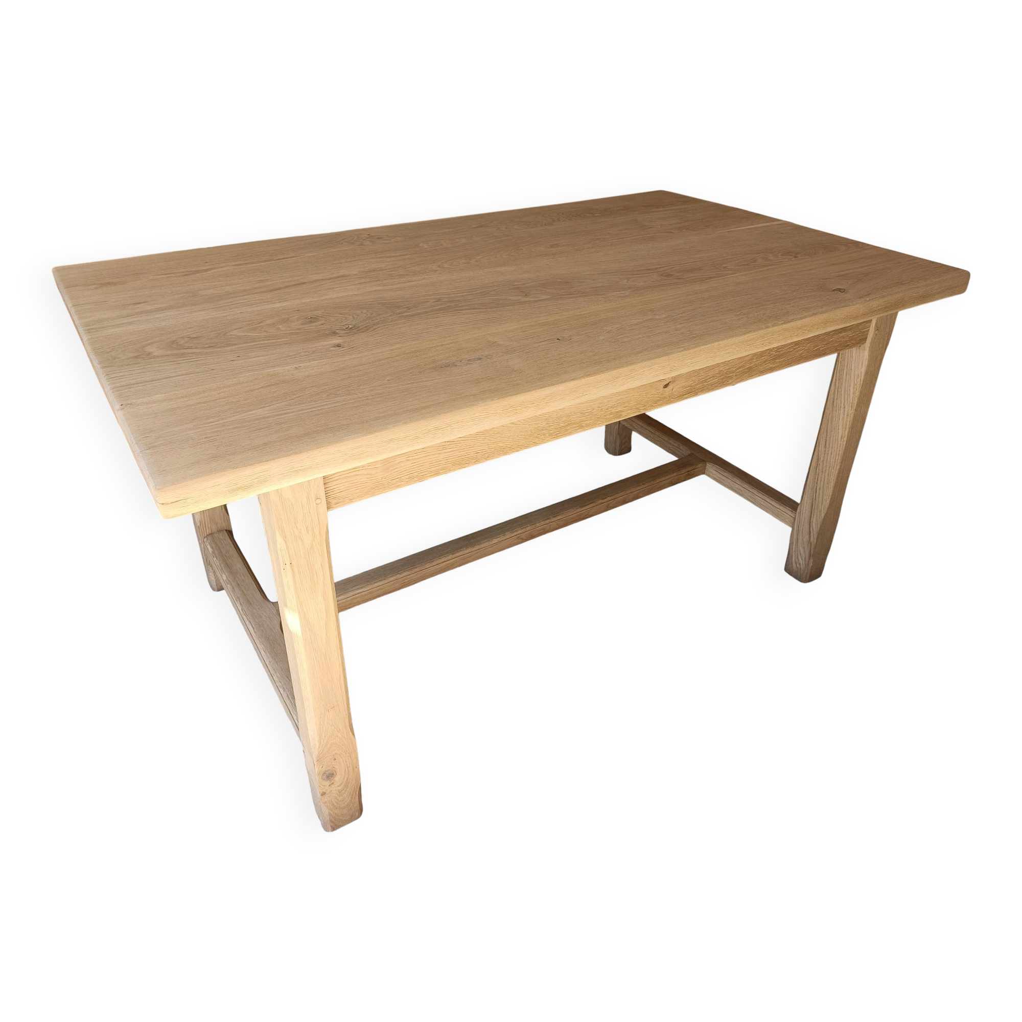Renovated solid oak farmhouse table