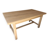 Renovated solid oak farmhouse table