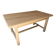 Renovated solid oak farmhouse table