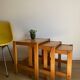 Trio of 80s pine nesting tables