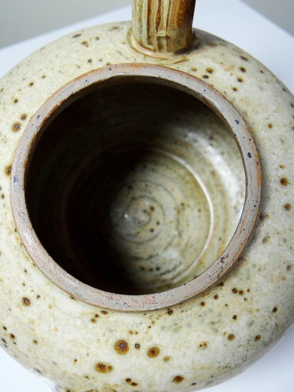 Glazed stoneware teapot by Jean-Pierre Prud’homme, La Borne, 1960s.