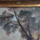 Old painting Late 19th century - R VERDUN (1873-1954) - Around the chin - 81*71.5 cms