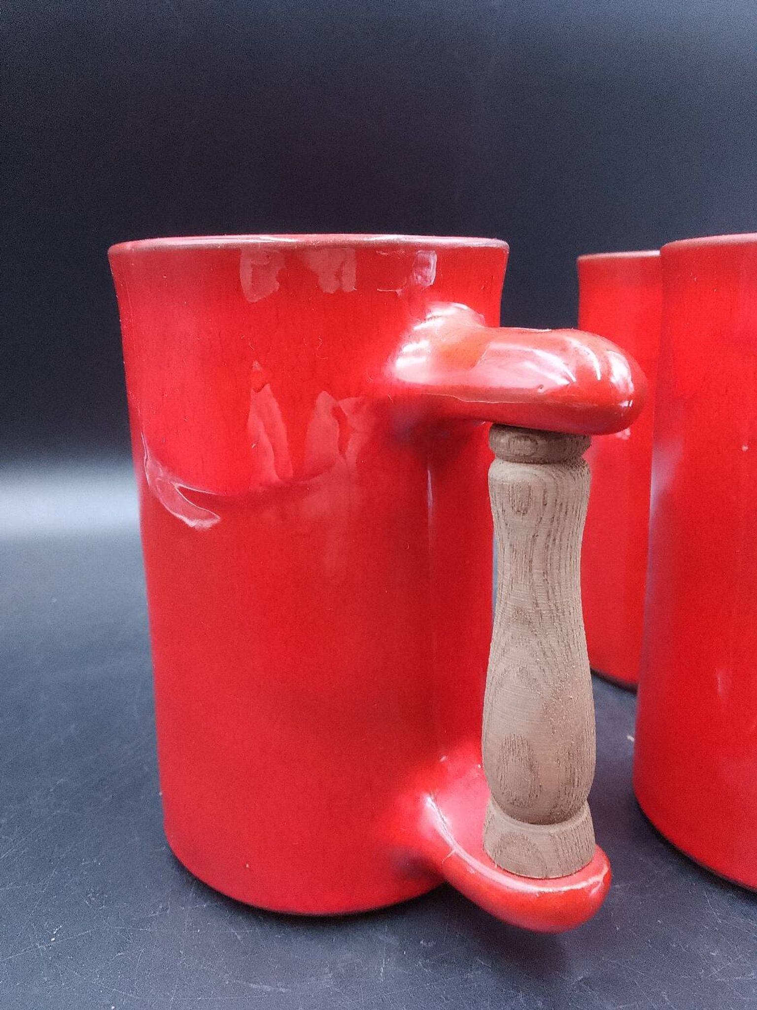 Brother Cloutier Robert Jean ceramic mug 50 60 Jouve Rivière Paul Chambost