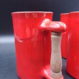 Brother Cloutier Robert Jean ceramic mug 50 60 Jouve Rivière Paul Chambost