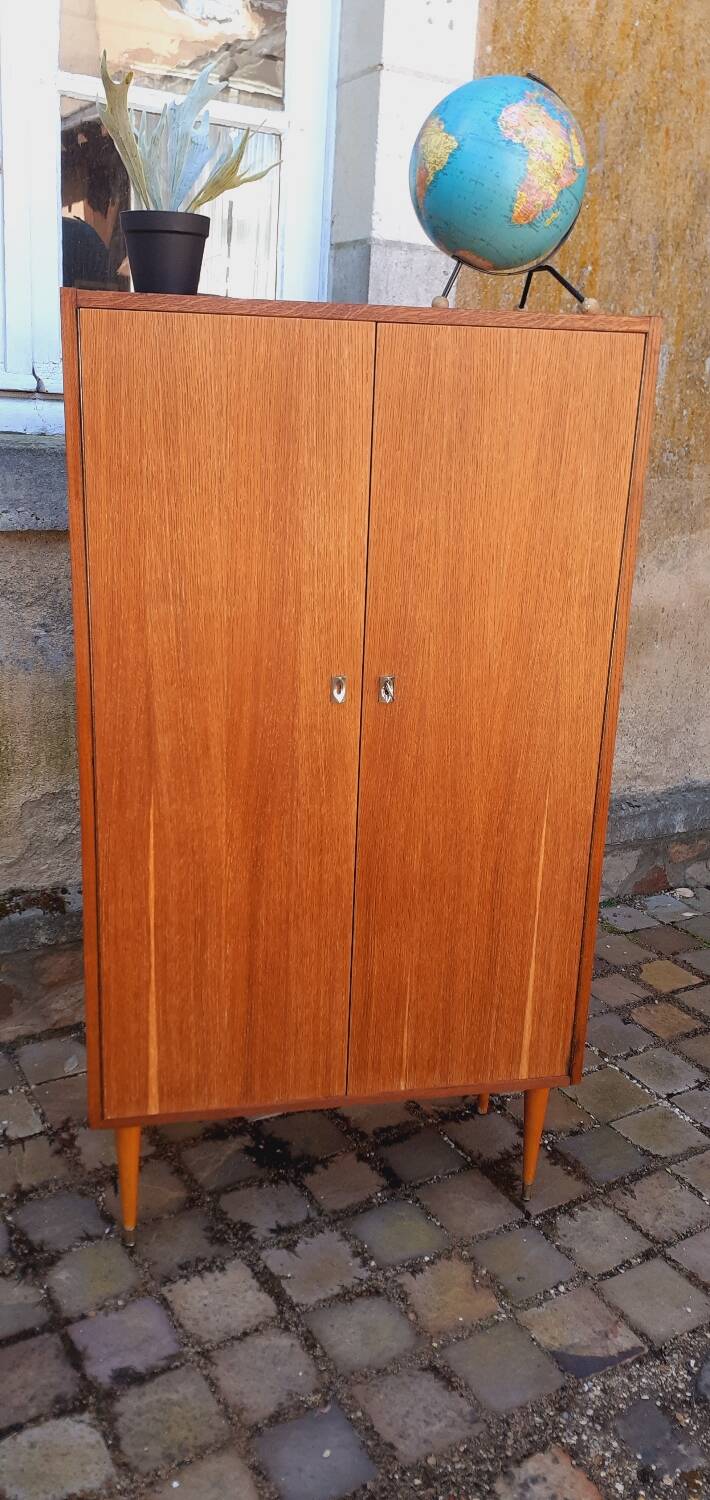 Armoire vintage année 60 en chêne