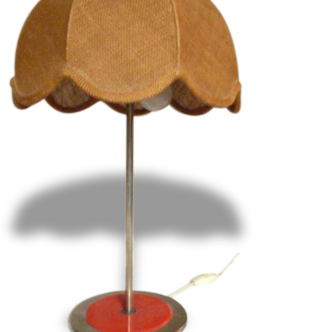 Lampe de table /métal et jute