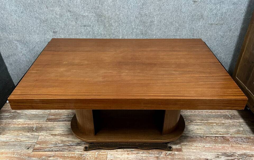 Art Deco period extending table in rosewood circa 1930 (281cm)