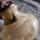 Vintage marbled Murano glass pendant light.