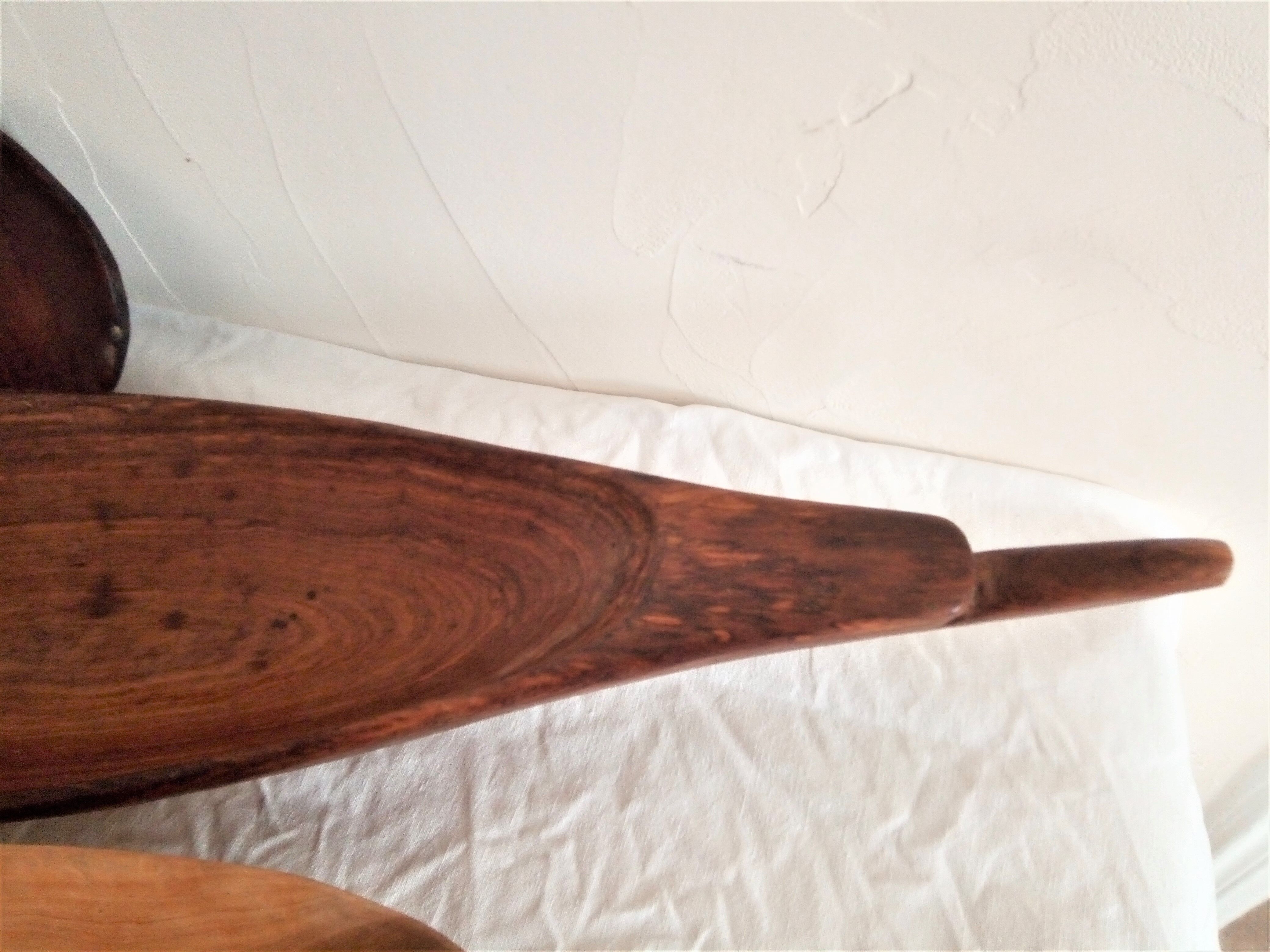 Lot of 3 African wooden dishes