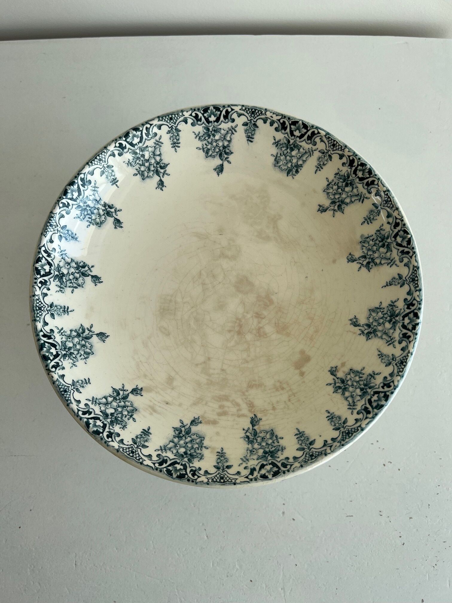 Compote plate Terre de Fer