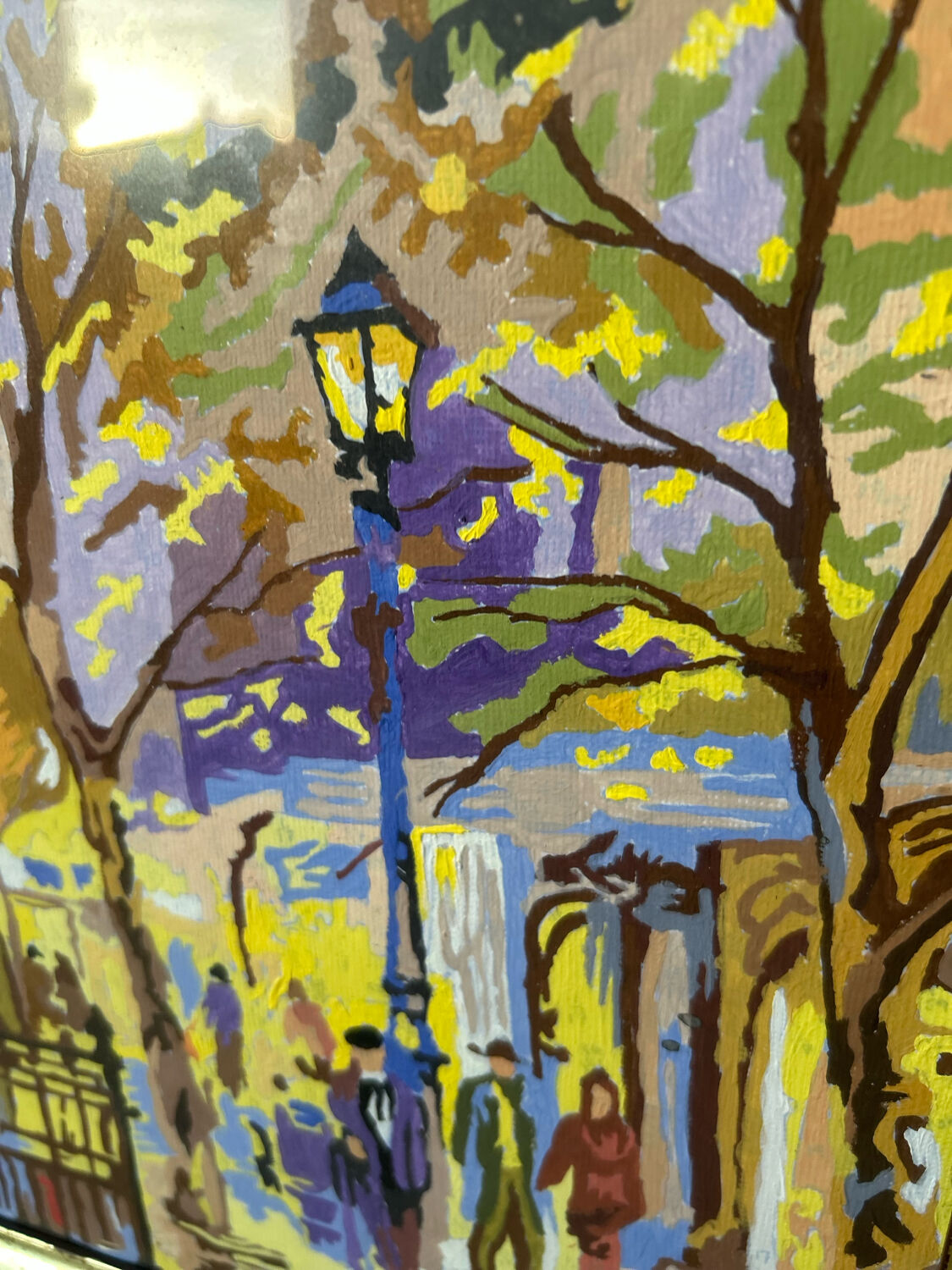 Vintage painting of Paris's grand avenues.