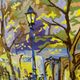 Vintage painting of Paris's grand avenues.
