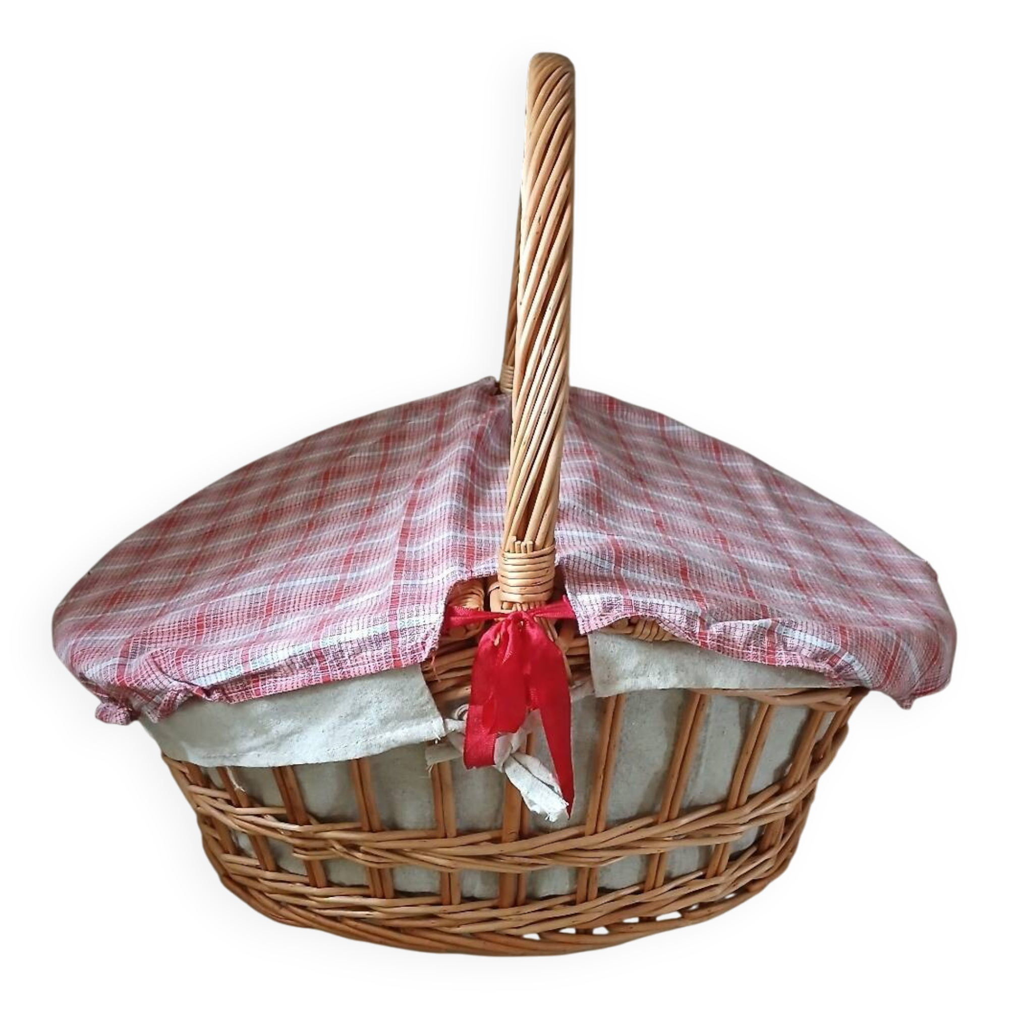 Panier à pique-nique ancien