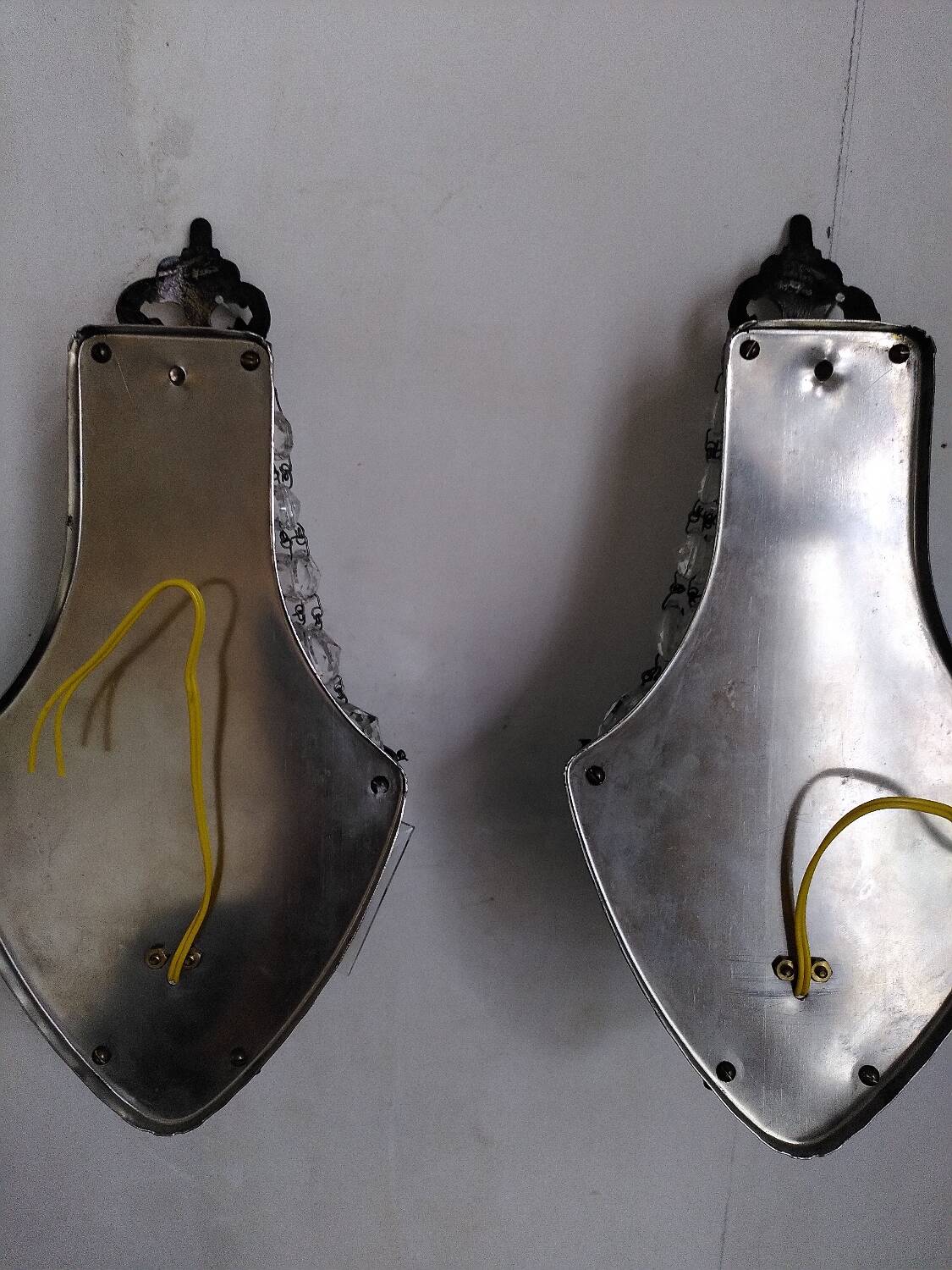 Pair of hot air balloon wall lights