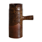 Carafe en grès texturé