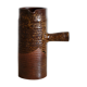 Textured stoneware decanter