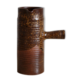 Textured stoneware decanter