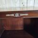 Bibus - Low Empire-style mahogany shelf/bookcase