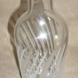 Bouteille ciselée en verre