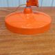 Luxo L4 vintage orange lamp with foot