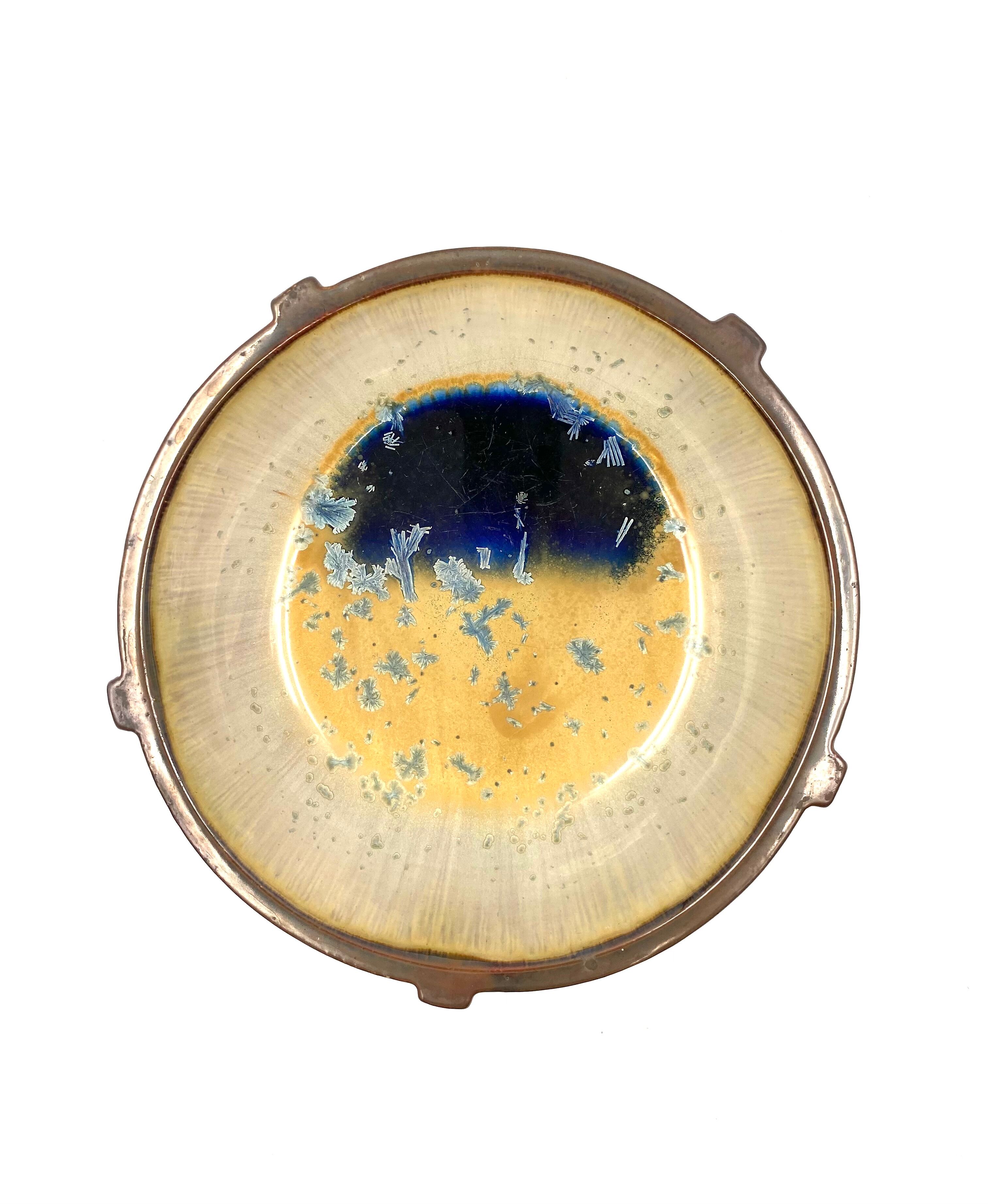 Art Deco ceramic centerpiece, Mougin Freres, Nancy France 1920s