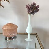 White opaline vase 60s