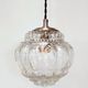 Vintage transparent bubble glass suspension globe