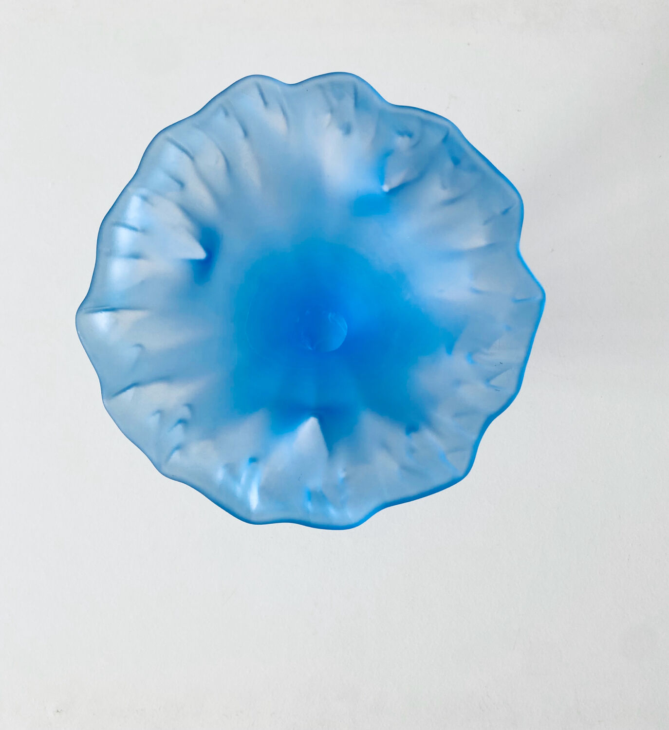 Large tulip vase or corolla in Murano glass