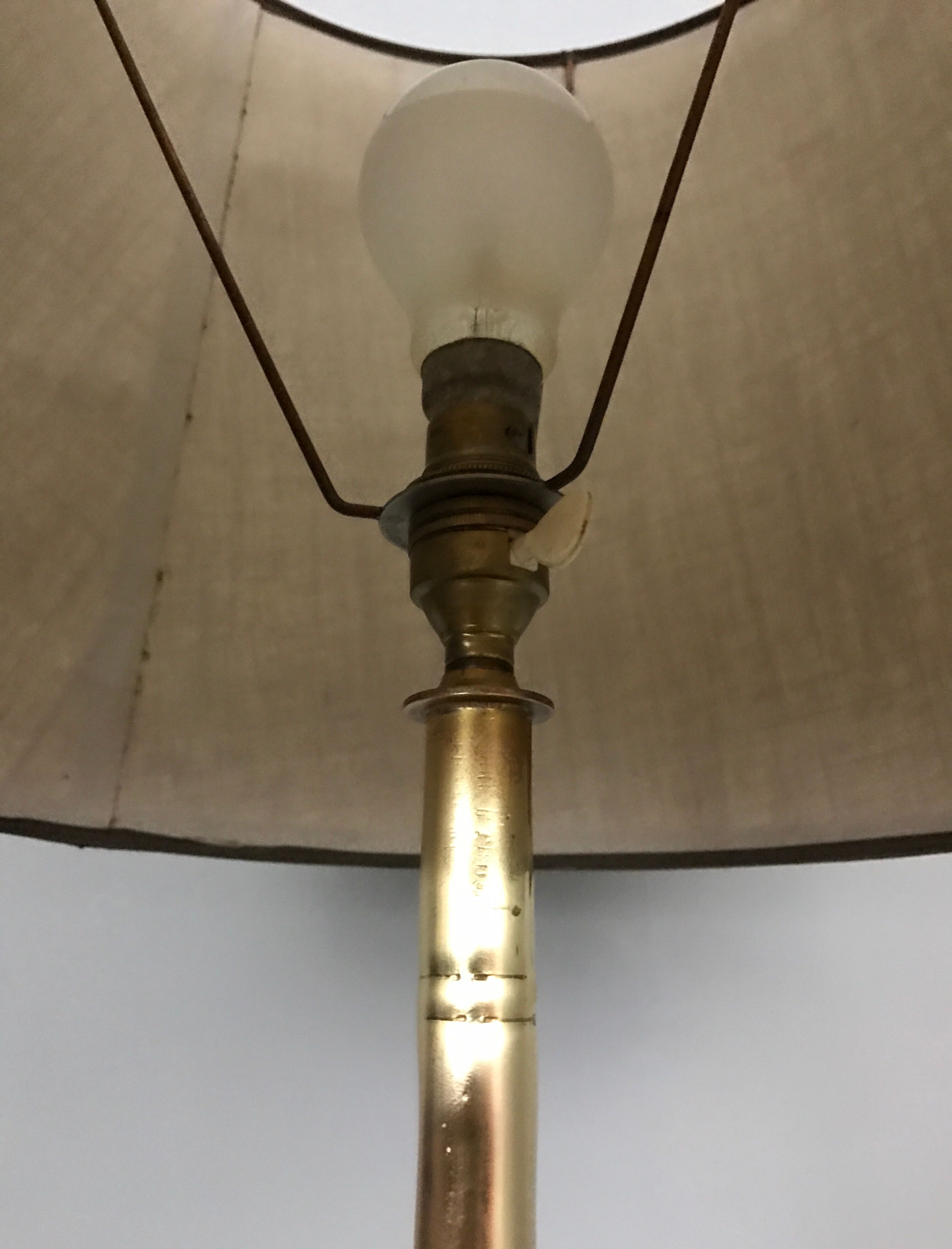 Floor lamp in brass 1960