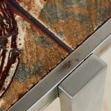 Steel and ceramic coffee table