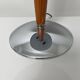 Chrome mushroom lamp in art deco style called liner