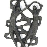 Brutalist Ars Munda resin wall decoration dancing couple