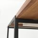 Mid-century minimalist convertible side table model T-Angle by Florence Knoll for Knoll International, 1950s.