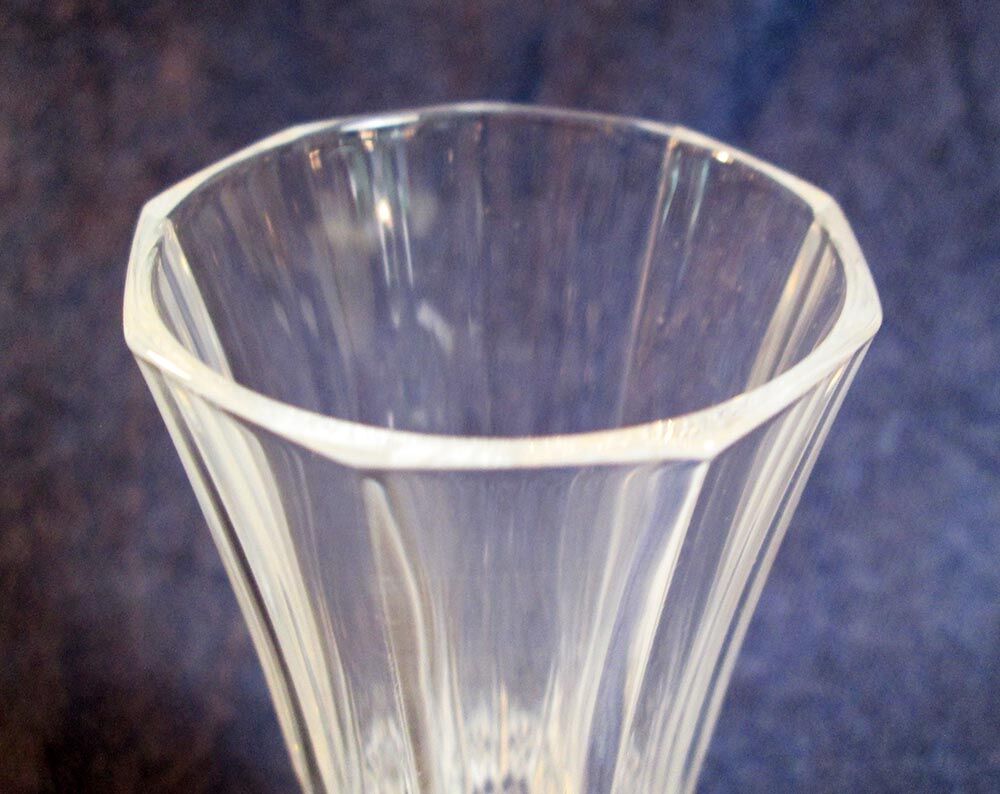 6champagne flutes in Arques crystal