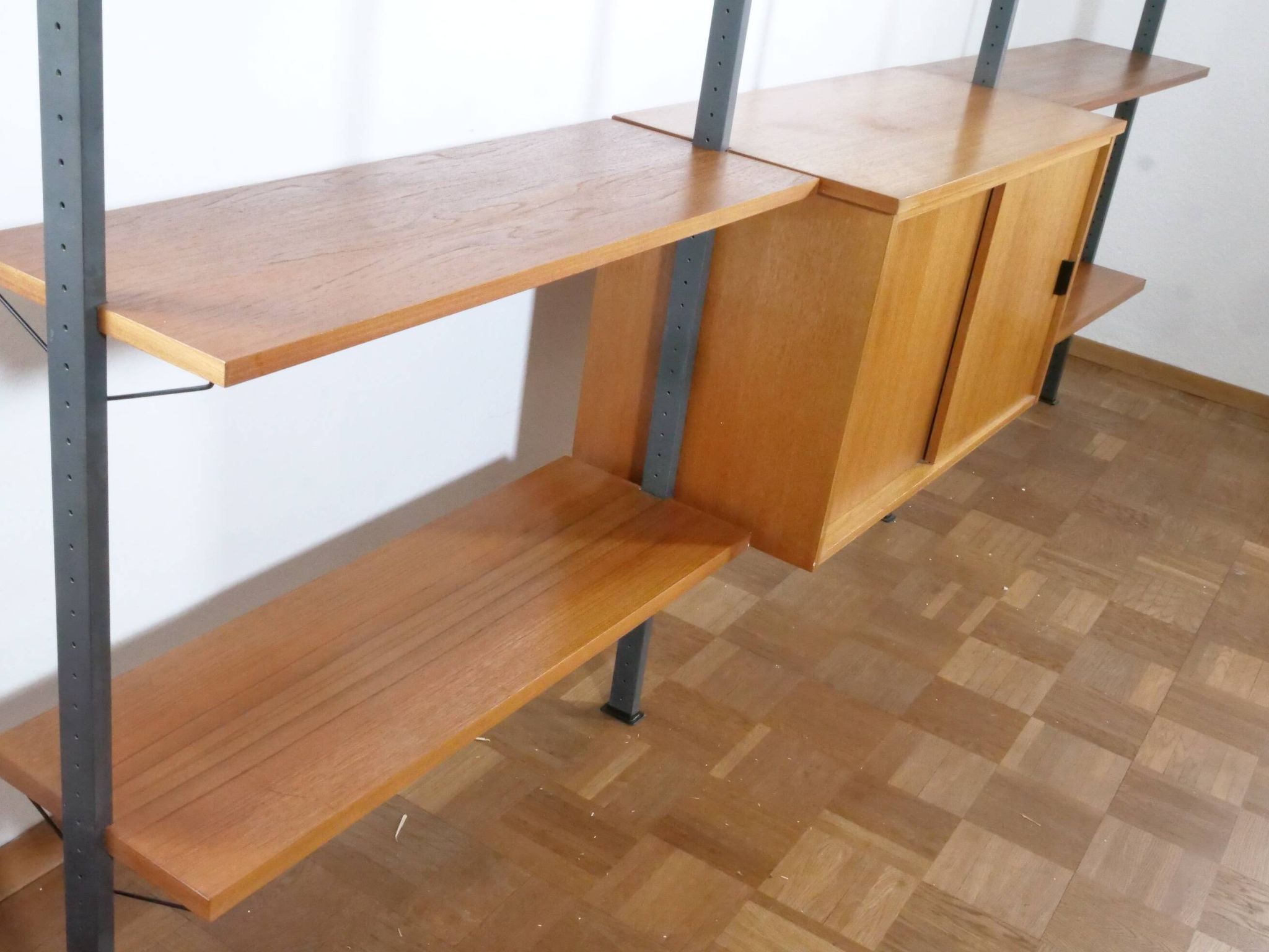Mid-Century Teak Modular Shelf System by Olof Pira, Sweden, 1960s