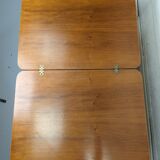 Small side table children's desk with flap