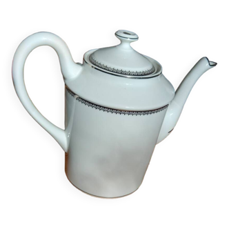 White Limoges teapot