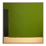 Original anise green painting trio 80x80 cm