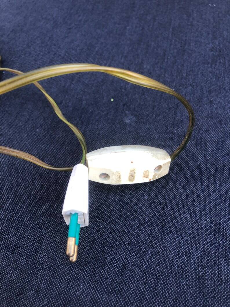 French Bronze Brass Table Lamp: Louis XV Style Vintage Lighting